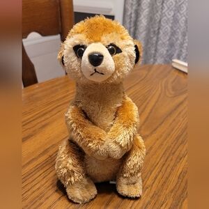 Adorable Brown Plush Meerkat Toy
